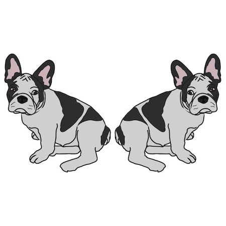 Signmission French Bulldog Dog Decal, Dog Lover Decor Vinyl Sticker D-24-French Bulldog